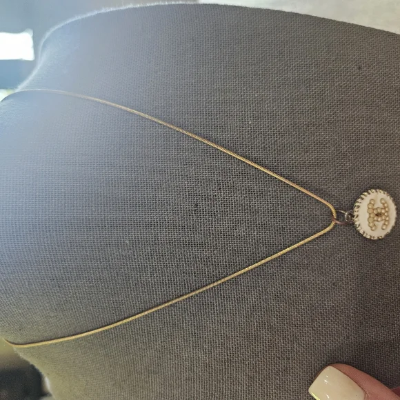 Repurposed CC Gold Pendant Necklace - Picture 8 of 13